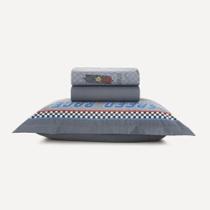 Jogo de cama Corrida Infantil Karsten - 100% Algodão - Solteiro