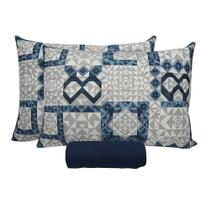 Jogo De Cama De Malha King 3 Peças Doce Vida- Portallar Cali