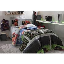 Jogo de Cama Duplo 3 peças Solt. Game Over Happy Day Sultan