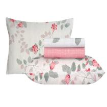 Jogo de Cama Duplo Casal 4 Peças 140 Fios 250x220cm Adele Realce Premium - Sultan Jogo de Cama Duplo Casal 4 Peças 140 Fios 250x220cm Adele Realce Premium - Sultan