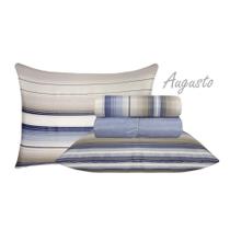 Jogo de Cama Duplo Casal 4 Peças 140 Fios 250x220cm Augusto Realce Premium - Sultan Jogo de Cama Duplo Casal 4 Peças 140 Fios 250x220cm Augusto Realce Premium - Sultan