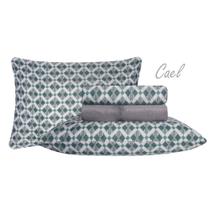 Jogo de Cama Duplo Casal 4 Peças 140 Fios 250x220cm Cael Realce Premium - Sultan Jogo de Cama Duplo Casal 4 Peças 140 Fios 250x220cm Cael Realce Premium - Sultan