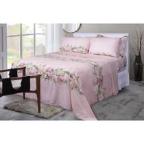 Jogo de Cama Duplo Microfibra Casal Leucacia Paco Milano Sultan
