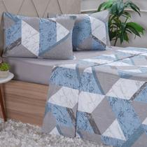 Jogo de Cama Duplo Queen 150 Fios Extra Macio - Bene Casa Jogo de Cama Duplo Queen 150 Fios Extra Macio - Bene Casa