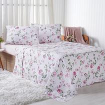 Jogo de Cama Duplo Queen 150 Fios Extra Macio - Bene Casa Jogo de Cama Duplo Queen 150 Fios Extra Macio - Bene Casa