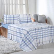 Jogo de Cama Duplo Queen 150 Fios Extra Macio - Bene Casa Jogo de Cama Duplo Queen 150 Fios Extra Macio - Bene Casa