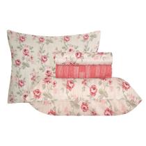 Jogo de Cama Duplo Queen 4 peças 140 Fios 250x240cm Olinda Realce Premium - Sultan Jogo de Cama Duplo Queen 4 peças 140 Fios 250x240cm Olinda Realce Premium - Sultan