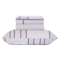 Jogo De Cama Duplo Queen 4 Peças Vancouver Sonhare Bronze