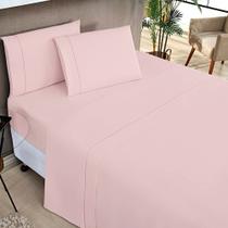 Jogo de Cama Elegance King 04 Peças - Rosa