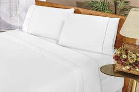 Jogo de Cama Elegance Solteiro 3 Peças Branco