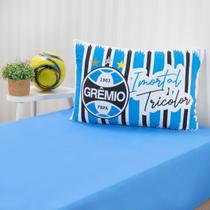Jogo De Cama Em Malha Solteiro Grêmio 2 Peças - Bene Casa