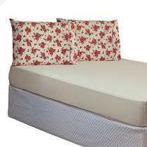 Jogo de Cama Esmeralda Solteiro 2 Peças 100% Algodão - Percal 150 Fios Jogo de Cama Esmeralda Solteiro 2 Peças 100% Algodão - Percal 150 Fios
