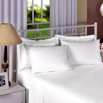 Jogo de Cama Est Premium Linha Queen Branco - 100% Algodão