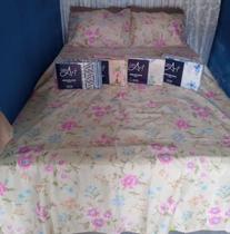 Jogo de cama florido