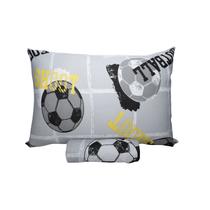 Jogo de Cama Futebol Football Kick 100% Algodão 2 Peças Portallar Jogo de Cama Futebol Football Kick 100% Algodão 2 Peças Portallar