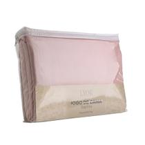Jogo de Cama Hotel Saphira King Toque 300 Fios Rosa