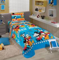 Jogo de cama infantil 3 peças 140x220 mickey lepper