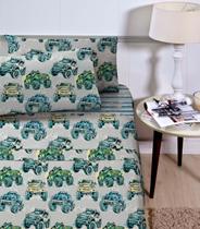 Jogo de Cama Infantil 3 Peças Corttex Verde