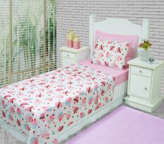 Jogo de cama infantil 3 pecas - cupcake Jogo de cama infantil 3 pecas - cupcake