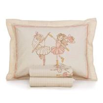 Jogo de Cama Infantil Casal 200 Fios Algodão Daisy Karsten Jogo de Cama Infantil Casal 200 Fios Algodão Daisy Karsten