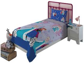 Jogo de Cama Infantil Lepper Frozen Solteiro 3 Peças Microfibra Lilás