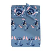 Jogo de Cama Infantil Lilo & Stitch Disney Casal 3 Peças Lençol com Elástico e Fronhas Jogo de Cama Infantil Lilo & Stitch Disney Casal 3 Peças Lençol com Elástico e Fronhas
