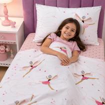 Jogo de Cama Infantil Menina Solteiro 3 Peças 100 Algodão Malha Fio Penteado Bouti Kids com Elástico Fadinha Unicórnio Gatinha Little Princess Jogo de Cama Infantil Menina Solteiro 3 Peças 100 Algodão Malha Fio Penteado Bouti Kids com Elástico Fadinha Unicórnio Gatinha Little Princess