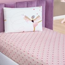 Jogo de Cama Infantil Solteiro Bouti Kids 02 Pçs Bailarina