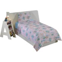 Jogo de Cama Infantil Stitch e Angel Lilás 3 Peças Lepper Jogo de Cama Infantil Stitch e Angel Lilás 3 Peças Lepper