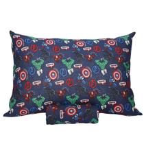 Jogo De Cama Infantil Vingadores Cinza Solteiro Disney Simples 2 Peças Malha Portallar