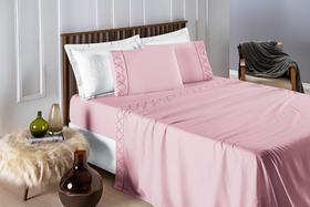 Jogo de cama infinity king 4 peças - tecido micropercal 300 fios