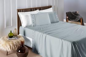 Jogo de cama infinity queen 4 peças - tecido micropercal 300 fios