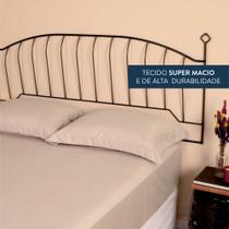 Jogo de cama/jogo de lençol slim casal padrao 03 peças micropercal 200 fios Jogo de cama/jogo de lençol slim casal padrao 03 peças micropercal 200 fios
