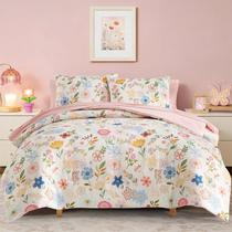 Jogo de Cama Kaleido Space Solteiro 5 Peças Jardim Pastel Jogo de Cama Kaleido Space Solteiro 5 Peças Jardim Pastel