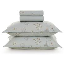 Jogo de Cama Karsten Adeline 160 Fios 4 Peças Queen Verde