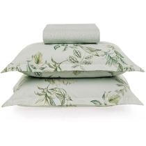 Jogo de Cama Karsten Cedro 200 Fios 3 Peças Queen Verde Jogo de Cama Karsten Cedro 200 Fios 3 Peças Queen Verde