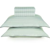 Jogo de Cama Karsten Dália 200 Fios 4 Peças Queen Verde Jogo de Cama Karsten Dália 200 Fios 4 Peças Queen Verde