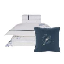 Jogo De Cama Karsten Dora 3693733 5 Peças Queen 200 Fios 100% Algodão