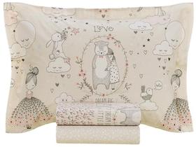 Jogo De Cama Karsten Lari 3902537 3 Peças Solteiro / Infantil 100% Algodão