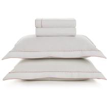 Jogo de Cama Karsten Lina 200 Fios 4 Peças Queen Branco