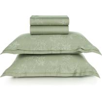 Jogo de Cama Karsten Lins 300 Fios Egypt 4 Peças King Verde
