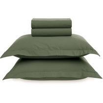 Jogo de Cama Karsten Tom 200 Fios 4 Peças Queen Verde Jogo de Cama Karsten Tom 200 Fios 4 Peças Queen Verde