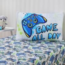 Jogo de Cama Kids Solteiro 2 Pçs Microfibra 88x188x30cm