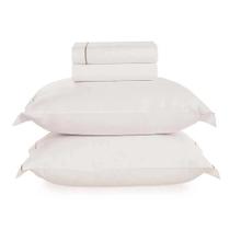 Jogo De Cama King 180 Fios Royale - Karsten Branco / Taupe