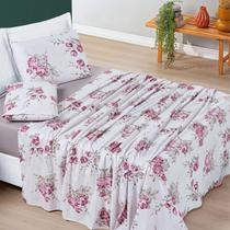 Jogo De Cama King 200 Fios Avere 04 Peças Lilac Jogo De Cama King 200 Fios Avere 04 Peças Lilac
