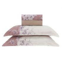 Jogo de cama king 250 micropercal classic - buque rosa