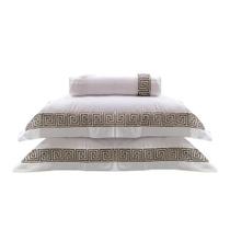 Jogo de Cama King 300 fios Romana - Marken Fassi Jogo de Cama King 300 fios Romana - Marken Fassi