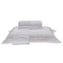 Jogo de Cama King 350 Fios Buettner Fibra Bambu 4Pçs Cinza