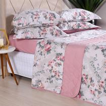 Jogo de Cama King 4 Pçs 200 Fios 100% Algodão Soft 193x203x40cm Jogo de Cama King 4 Pçs 200 Fios 100% Algodão Soft 193x203x40cm