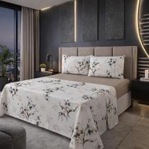 Jogo de cama king 4 peças algodão Jogo de cama king 4 peças algodão